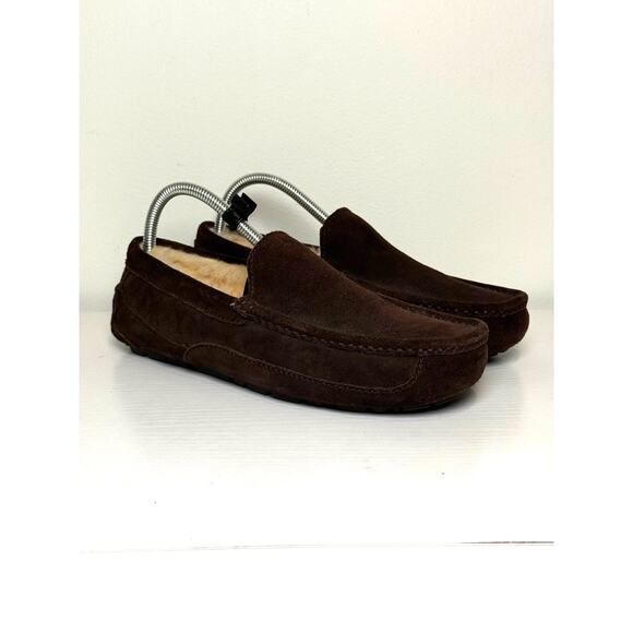 UGG Australia Ascot Moccasin Men\'s Slippers Size 8, NWOB